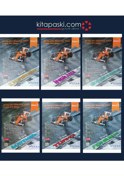 8. Sınıf LGS Soru Bankası Seti 6 Kitap