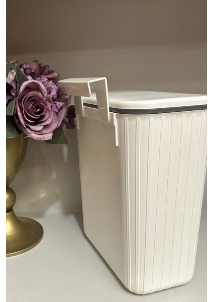 Askılı Çöp Kovası- Beyaz- Çift Yönlü Kapaklı - 8 Litre/15 Litre fiyatları