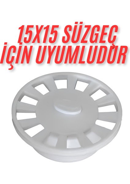 15X15 Süzgeç İçin Yuvarlak -Oval -Daire Gider Kapağı , Yer Süzgeci, Izgarası Gider Kapağı