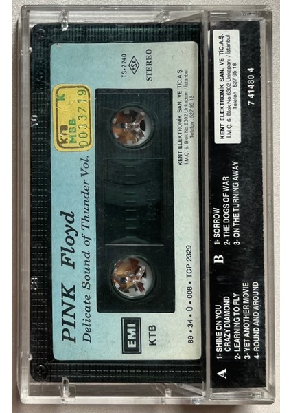 Pink Floyd - Delicate Sound ıf Thunder Vol. 1 Kaset