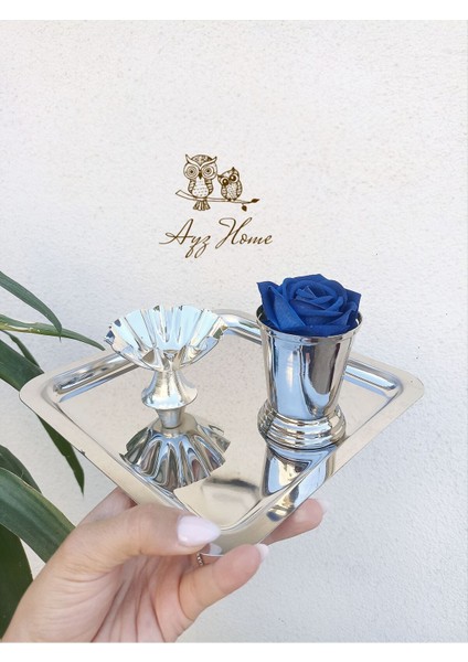 Sunum Tepsisi 21*21/ Lokumluk/gül Kovası/ Kadife Gül Set -(Söz, Nişan ,isteme,kahve Sunum) fiyatları