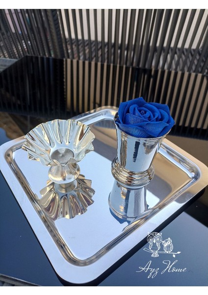 Sunum Tepsisi 21*21/ Lokumluk/gül Kovası/ Kadife Gül Set -(Söz, Nişan ,isteme,kahve Sunum) modelleri