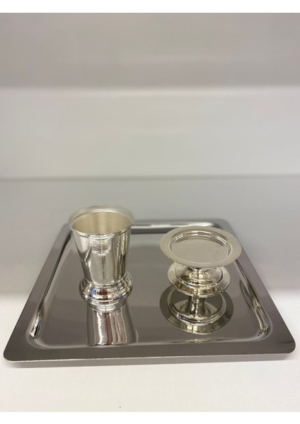 Gümüş Tepsi, Lokumluk, Gül Kovası Set 3’lü