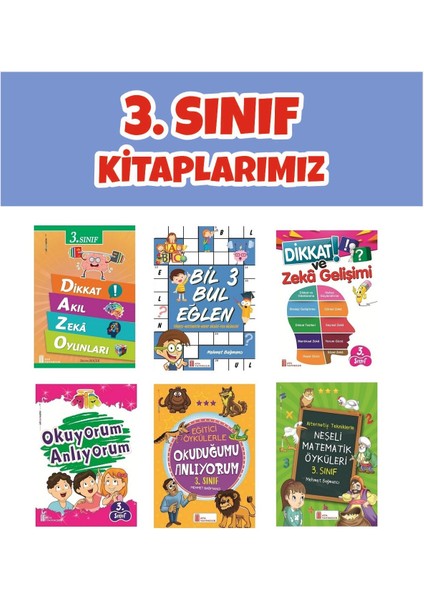 (Sınıf: 3) Eğlendiren Öğreten Sevdiren Yardımcı Mükemmel Eğitim Seti