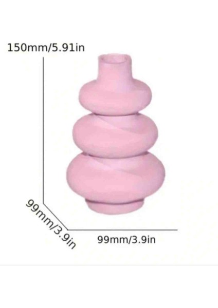 Dekoratif Beyaz Renk Vazo ( Dekorasyon, Çiçekli Vazo, Iskandinav Tarzı) indirimleri