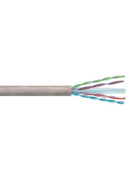 U/utp 500 Metre Halojen Free (LS0H) 250MHZ Grı Renk Cat6 Kablo (H06-00402-DP0-FV)