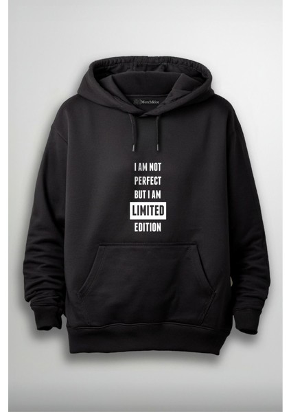 Limited Önü Baskılı Unisex Hoodie