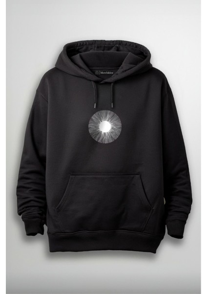 Daire Gölgesi Önü Baskılı Unisex Hoodie