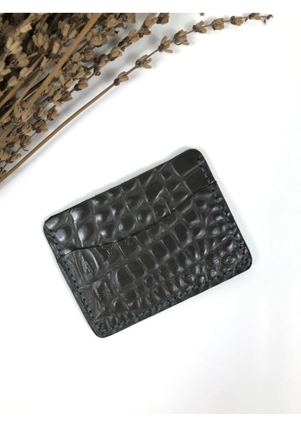 Kartlık Füme Timsah Desenli Hakiki Deri Unisex fiyatları