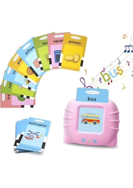 Learning Fun 224 Adet Flash Kart Şarjlı Sesli Eğitici Okul Öncesi Eğitim Dil Oyuncağı Ingilizce