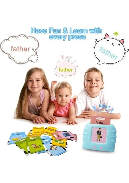 Learning Fun 224 Adet Flash Kart Şarjlı Sesli Eğitici Okul Öncesi Eğitim Dil Oyuncağı Ingilizce fiyatları