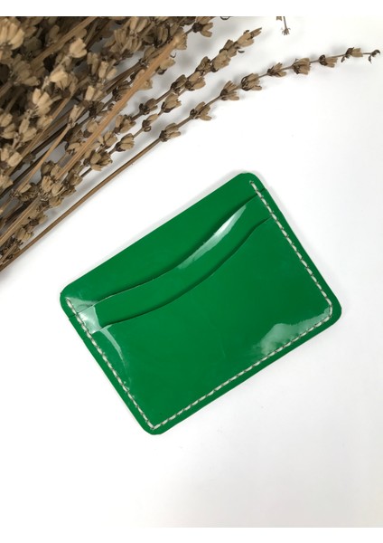 Kartlık Yeşil Renk Hakiki Deri Unisex