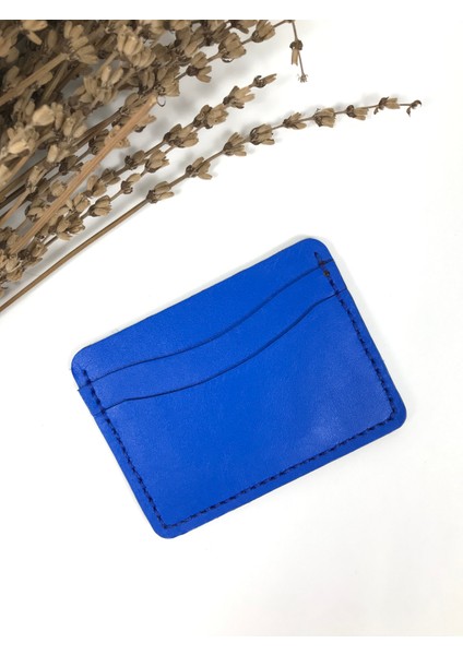 Kartlık Mavi Renk Hakiki Deri Unisex