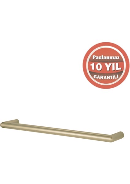 Paslanmaz Pirinç Flora Küvet Kolu Rozetsiz 30CM Altın Sarı Gold