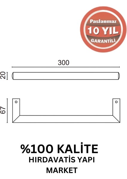 Paslanmaz Pirinç Flora Küvet Kolu Rozetsiz 30CM Mat Siyah fiyatları