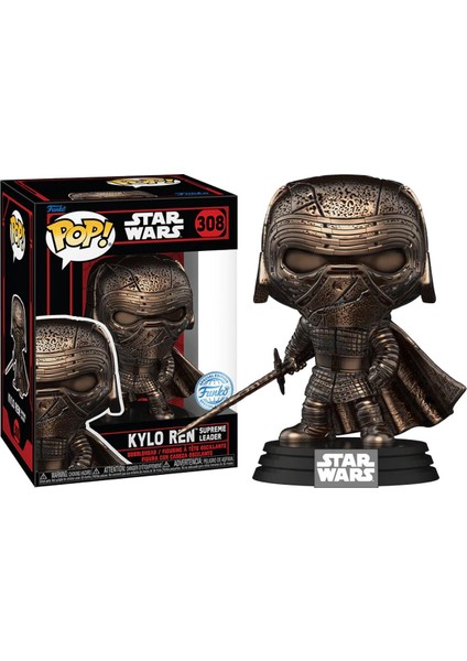 Pop Disney Star Wars Dark Side - Kylo Ren Supreme Leader Bronze Metallic Special Edition