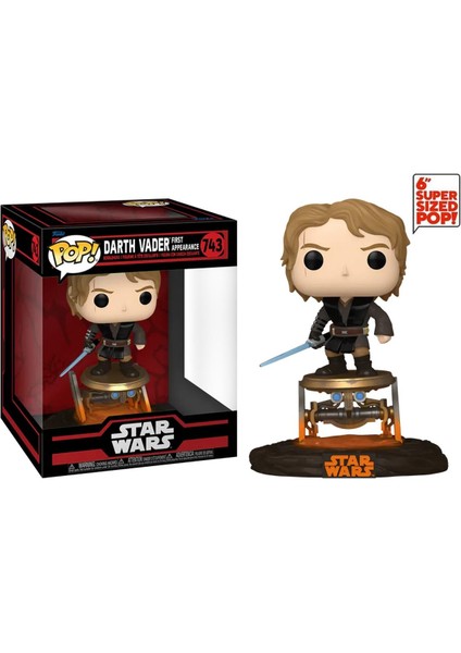 Pop Deluxe Disney Star Wars Darkside - Darth Vader First Appearance NO:743 Bobble-Head