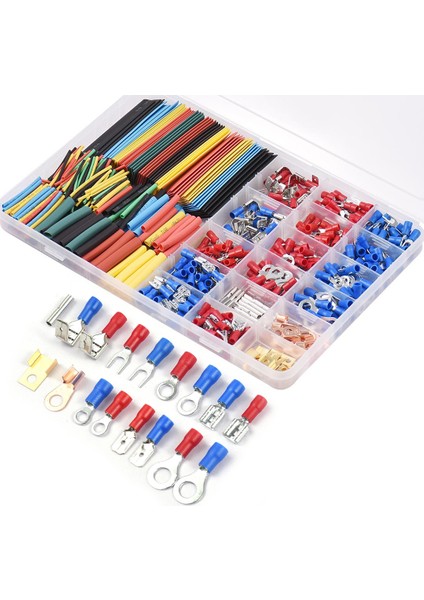 PM-25983 Muhtelif Ölçülerde Kablo Pabuç + Daralan Makaron (678 Parça)