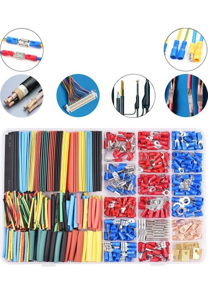 PM-25983 Muhtelif Ölçülerde Kablo Pabuç + Daralan Makaron (678 Parça) fiyatları