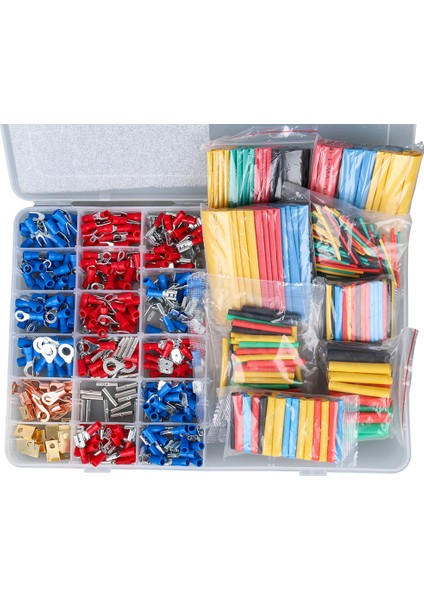 PM-25983 Muhtelif Ölçülerde Kablo Pabuç + Daralan Makaron (678 Parça) modelleri