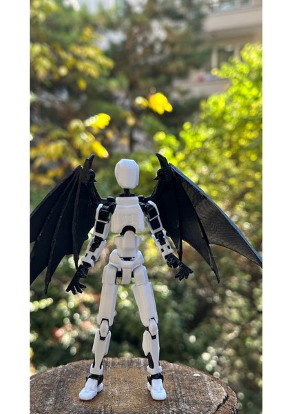 Lucky 13 Oynar Eklemli Robot Figür Oyuncak - Yarasa Kanat Serisi Dummy