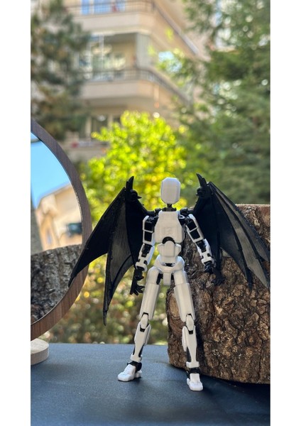 Lucky 13 Oynar Eklemli Robot Figür Oyuncak - Yarasa Kanat Serisi Dummy