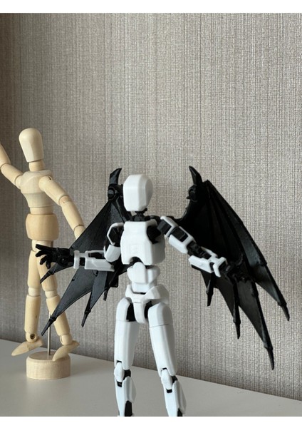 Lucky 13 Oynar Eklemli Robot Figür Oyuncak - Yarasa Kanat Serisi Dummy