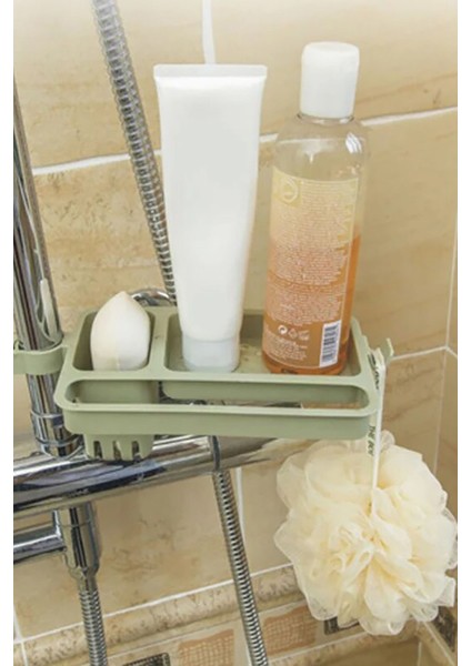 Musluk İçin Organizer Sabunluk Havluluk Süngerlik 3'ü Bir Arada fiyatları