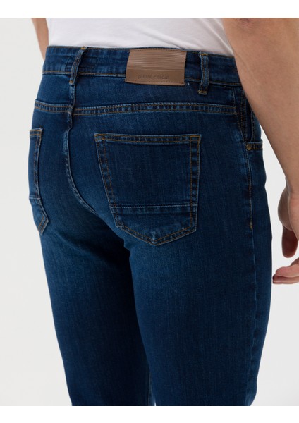 Erkek Lacivert Slim Fit Jean Pantolon 50269067-VR033