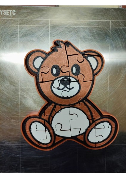 3D Baskı Ayı Puzzle: Eğlenceli ve Öğrenmeye Teşvik Eden Oyun Seti!