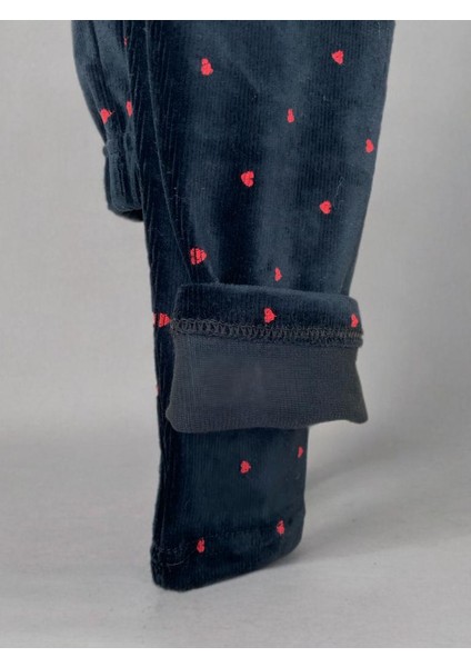 Kız Çocuk Kadife Fitilli Tayt modelleri