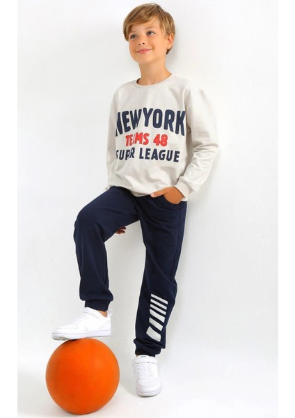 Erkek Baskılı 10/14 Yaş 2 Ip Eşofman Takım