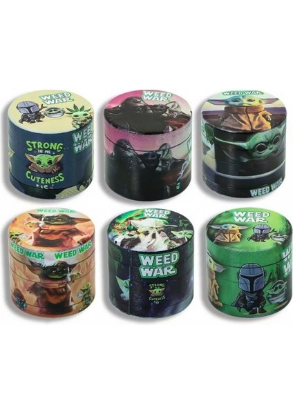 Weed War 4 Katmanlı Baharat Öğütücü GRİNDER