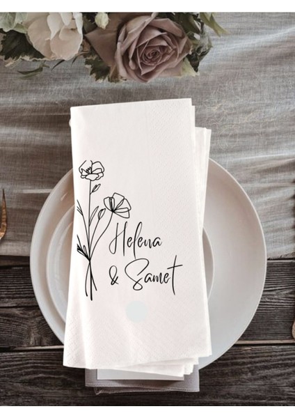 Söz Nişan Baskılı Peçete 20 Adet -0071