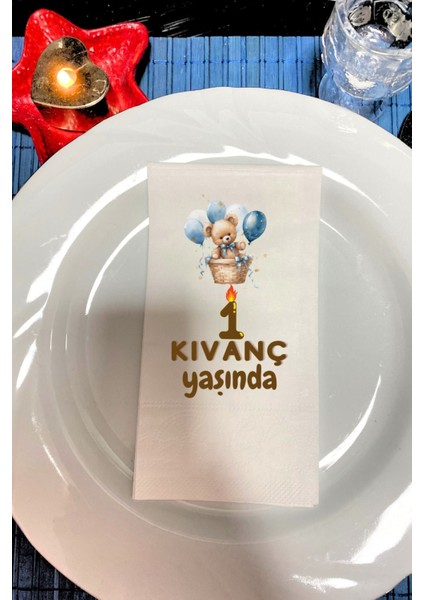 Doğum Günü Baskılı Peçete 20 Adet