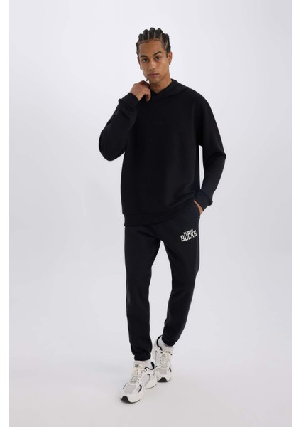 NBA Milwaukee Bucks Kalın Sporcu Jogger Eşofman Altı Beli Bağcıkı Standart Fit Cepli D6702AX25SP