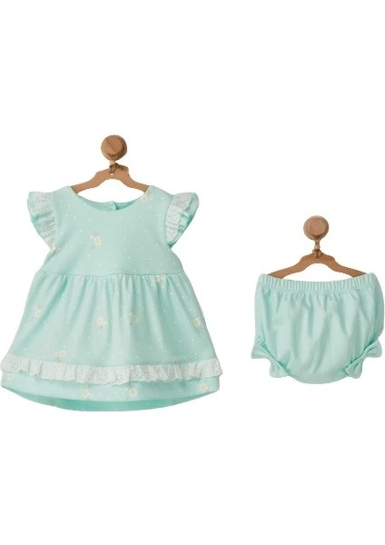 Summer Paradise Bebek Elbise Set Mint