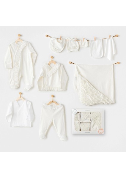 Newborn Chic Girl 10'lu Hastane Çıkışı Ekru