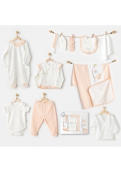 Spring Birds 10'lu Hastane Çıkış Seti Ekru