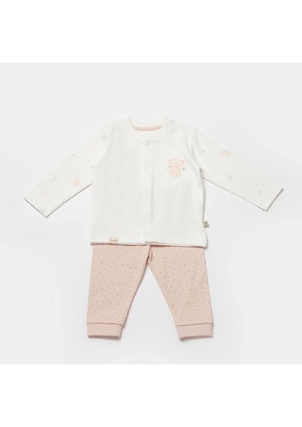 Koala Jungle Bebek Pijama Takımı Pembe