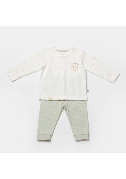 Koala Jungle Bebek Pijama Takımı Mint