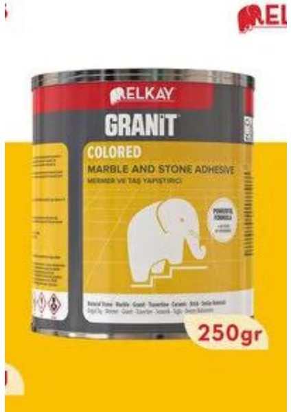 Elkay Granit Mermer Yapıştırıcı 250 Gram Bej