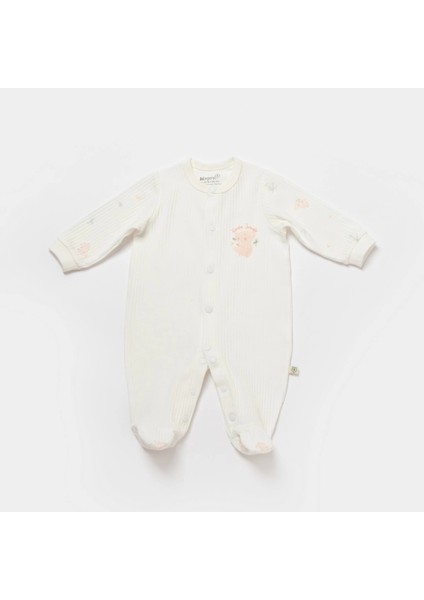 Koala Jungle Yenidoğan Bebek Tulum Pembe