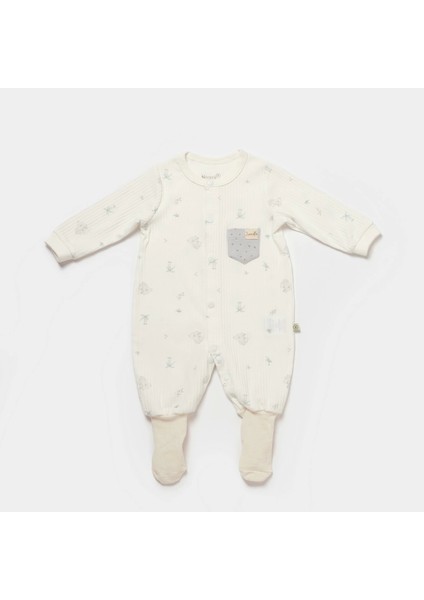 Koala Jungle Patikli Çocuk Tulum Gri