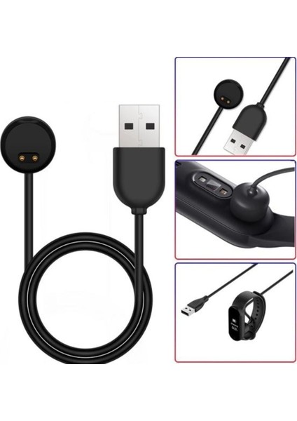 Mi Band 5 Mi Band 6 Mi Band 7 USB Şarj Cihazı Kablosu