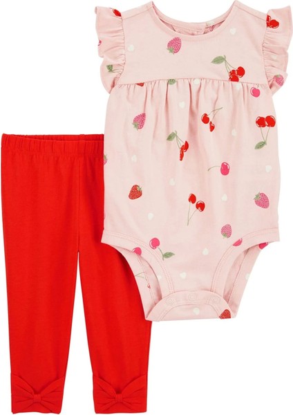 Kız Bebek Body Pantolon Set Karışık Renkli