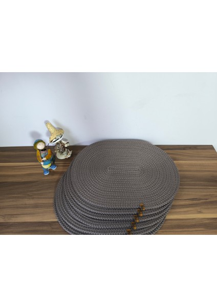 6 Ad.koyu Vizon Oval Servis (30X40)