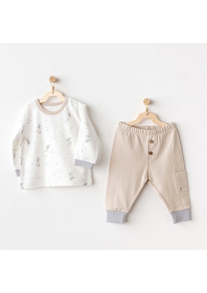 Happy Everyday 2'li Bebe Takım Beige