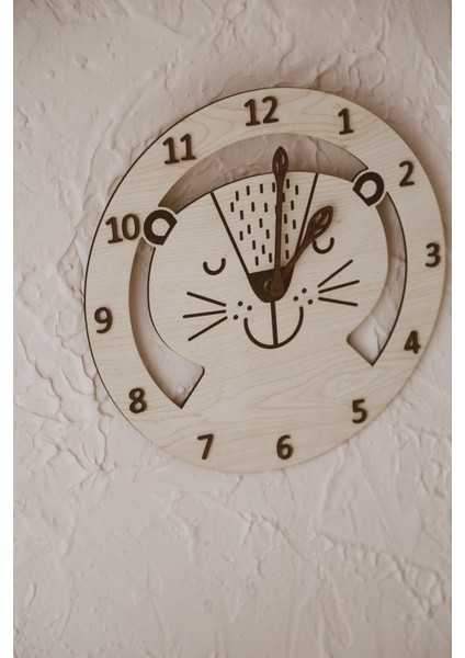 Bebek Çocuk Odası Ahşap Duvar Saati fiyatları