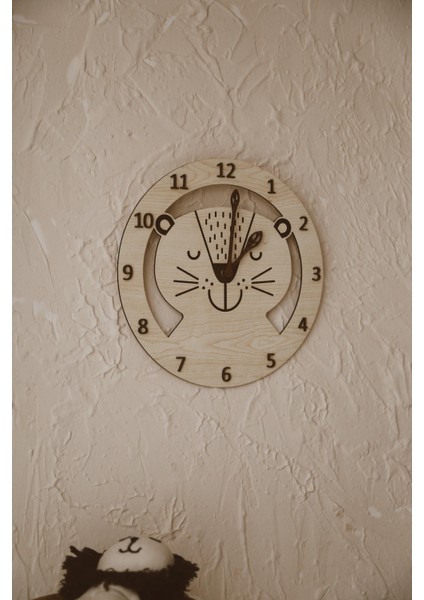 Bebek Çocuk Odası Ahşap Duvar Saati fırsatları